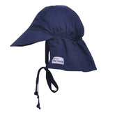 UPF 50+Original Flap Hat with Ties (Basics) - Navy