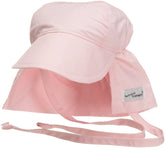 UPF 50+Original Flap Hat with Ties (Basics) - Pastel Pink