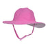 UPF 50+ Summer Splash Swim Hat (Recycled) - Kohala, pink with white underside